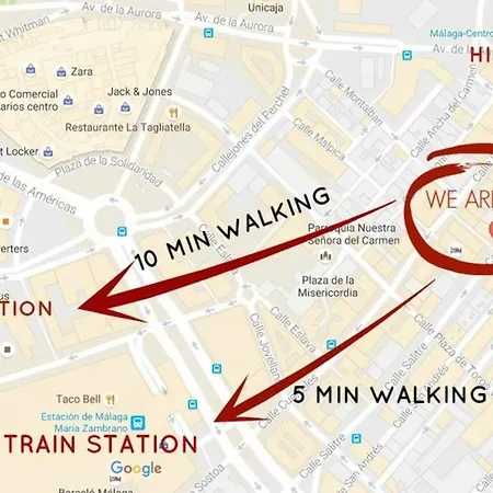 Tgh/ Centro Con Parking Апартаменты Малага